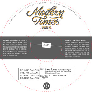 Modern Times Beer Lava Tones