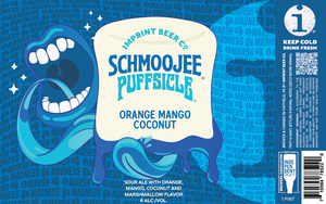Imprint Beer Co. Schmoojee Puffsicle Orange Mango Coconut