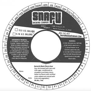 Snafu Brewing Company Garnet And Black Cherry Sour February 2023