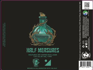 Half Measures Motueka Dry Hopped Rice Lager February 2023