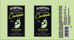 Seagram's Escapes Signature Cocktails Daiquiri February 2023