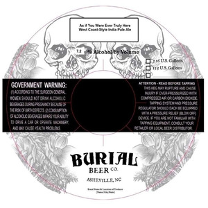 Burial Beer Co. As If You Were Ever Truly Here