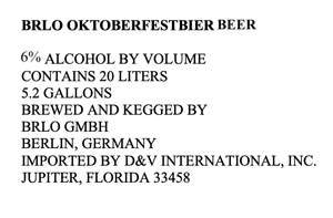 Brlo Oktoberfestbier February 2023