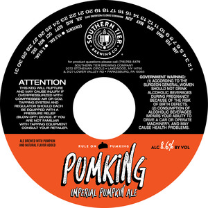 Southern Tier Brewing Company Pumking February 2023