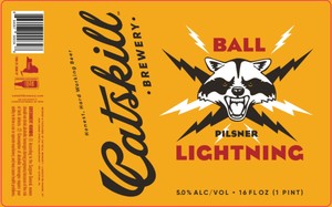 Catskill Brewery Ball Lightning Pilsner February 2023