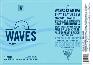 Westbrook Brewing Company Waves February 2023