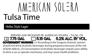 American Solera Tulsa Time