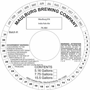 Maulburg Brewing Company Maulburg IPA