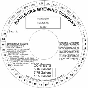 Maulburg Brewing Company Maulburg IPA