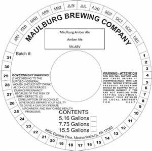 Maulburg Brewing Company Maulburg Amber Ale