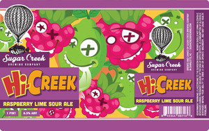 Sugar Creek Brewing Company Hi-creek Raspberry Lime Sour Ale February 2023