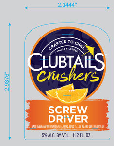 Clubtails Crushers Screwdriver February 2023