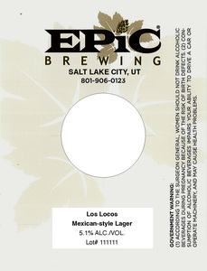 Epic Brewing Los Locos