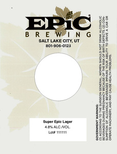 Epic Brewing Super Epic February 2023