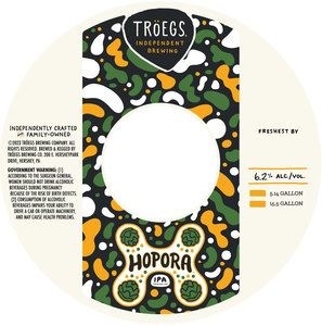 Troegs Independent Brewing Hopora February 2023