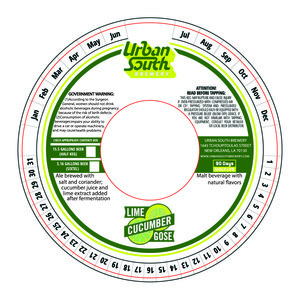 Urban South Lime Cucumber Gose