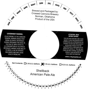 Crossed Cannons Brewery Shellback