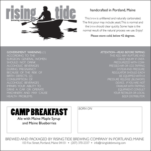 Rising Tide Brewing Company Camp Breakfast