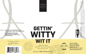 Amor Artis Brewing Gettin' Witty Wit It February 2023