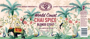 Legal Remedy Brewing World Court Chai Spice Blonde Stout