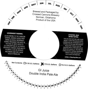 Crossed Cannons Brewery Gi Juice