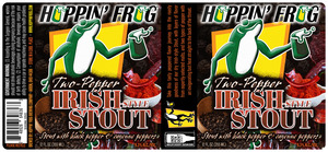 Hoppin' Frog Two-pepper Irish-style Stout February 2023