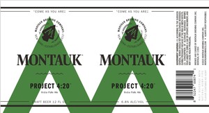 Montauk Brewing Company Project 4:20 India Pale Ale March 2023