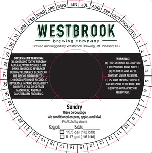 Westbrook Brewing Company Sundry