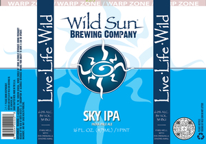 Wild Sun Brewing Company Sky IPA March 2023