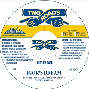 Two Roads Igor's Dream February 2023