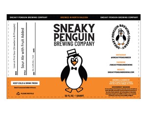 Sneaky Penguin Brewing Company Love At First Sour (strawberry & Pineapple) February 2023