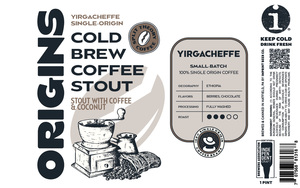Imprint Beer Co. Origins Coconut Yirgacheffe
