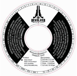 Revolver Brewing Irish Stout