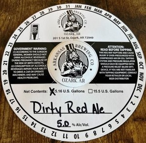 Arkansas Brewing Co. Dirty Red Ale