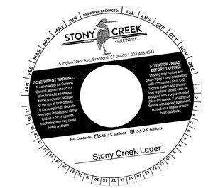Stony Creek Brewery LLC Stony Creek Lager February 2023
