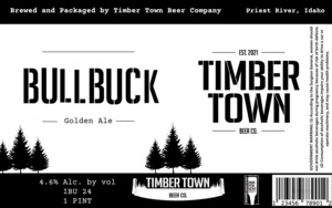 Timber Town Beer Company Bullbuck Golden Ale February 2023
