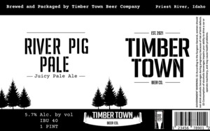 Timber Town Beer Company River Pig Pale February 2023