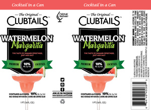 Clubtails Watermelon Margarita