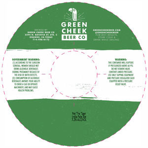 Green Cheek Beer Pet The Tiger February 2023