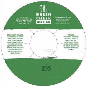 Green Cheek Beer Co Pet The Tiger