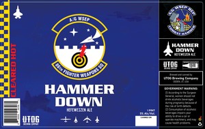 Utog Brewing Company Hammer Down Hefeweizen February 2023