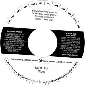 Crossed Cannons Brewery Night Ops February 2023