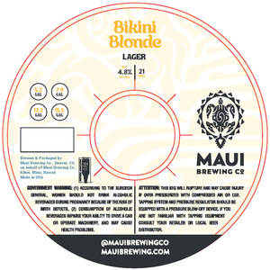 Maui Brewing Co Bikini Blonde Lager