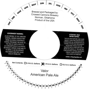Crossed Cannons Brewery Valor