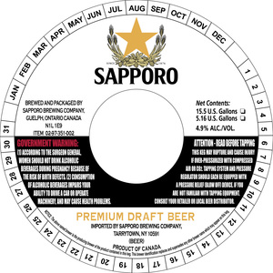 Sapporo Premium February 2023