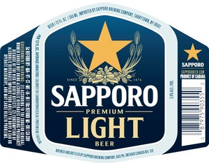 Sapporo Premium Light February 2023