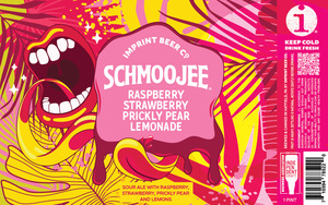 Imprint Beer Co. Schmoojee Raspberry Strawberry Prickly Pear Lemonade