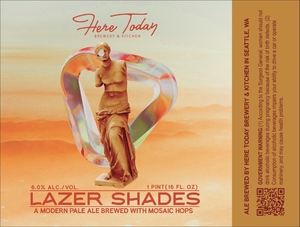 Lazer Shades A Modern Pale Ale Brewed With Mosaic Hops