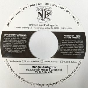 Naked Brewing Co. Mango Starfighter