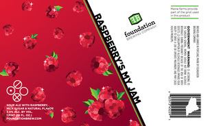 Foundation Brewing Company Raspberry's My Jam